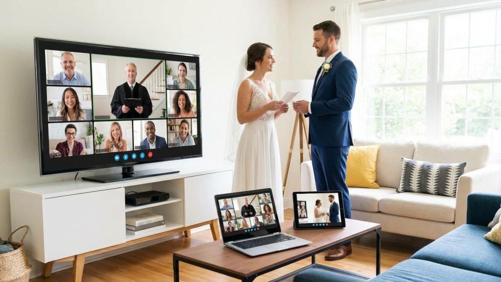 ¿Qué es una boda online y cómo funciona este tipo de ceremonia?
