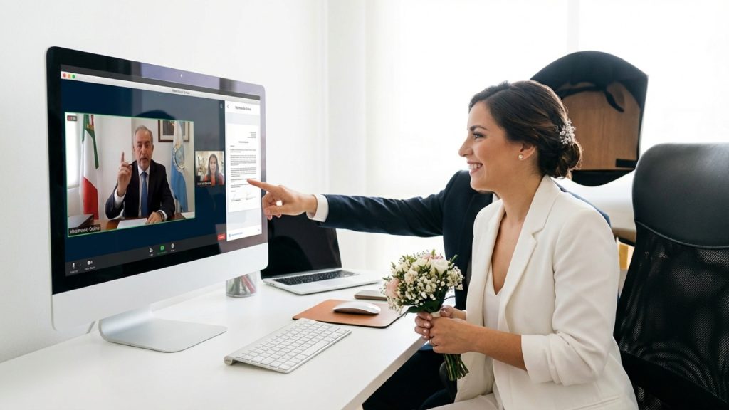 ¿Qué es una boda online y cómo funciona este tipo de matrimonio?