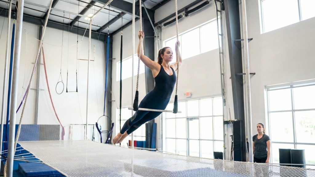 ¿Qué es el trapecio aéreo profesional y qué necesitas saber?