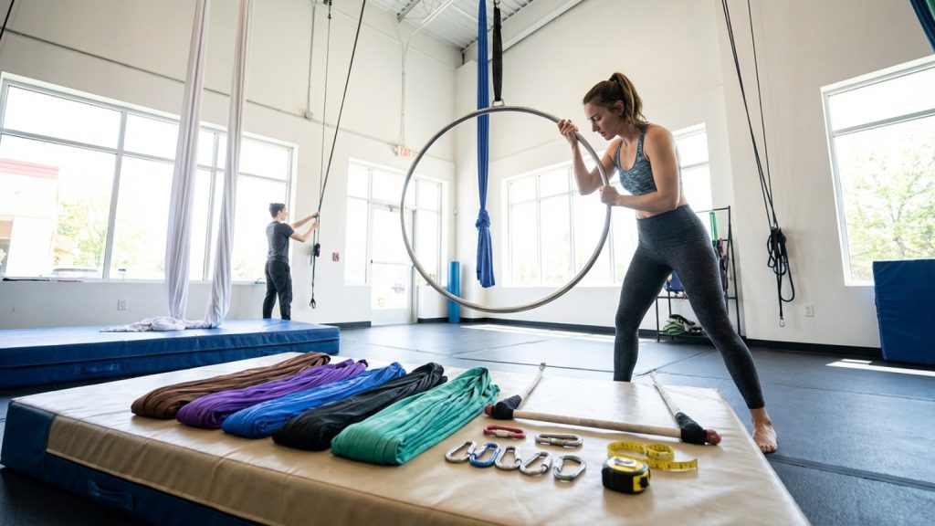 ¿Qué es el equipamiento de circo aéreo y cómo elegirlo bien?