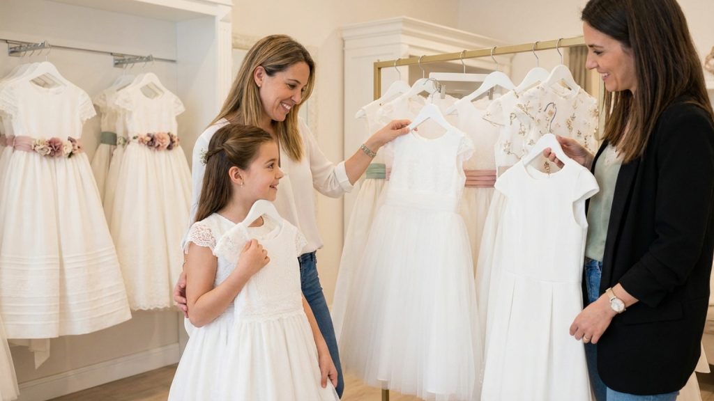 ¿Cómo elegir los vestidos de comunión para niña que realmente le gusten?