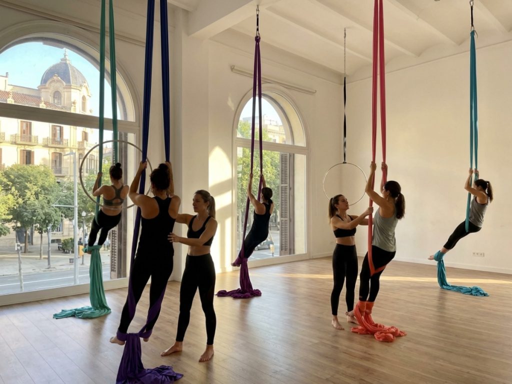 Descubre el mejor material aerial fitness en España