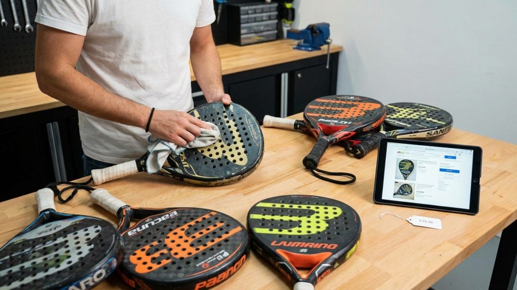 ¿Cómo vender palas de pádel usadas con éxito?