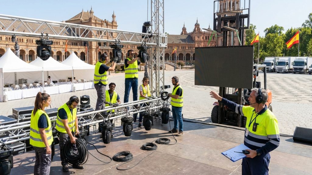 ¿Cómo funciona la producción de eventos en España?