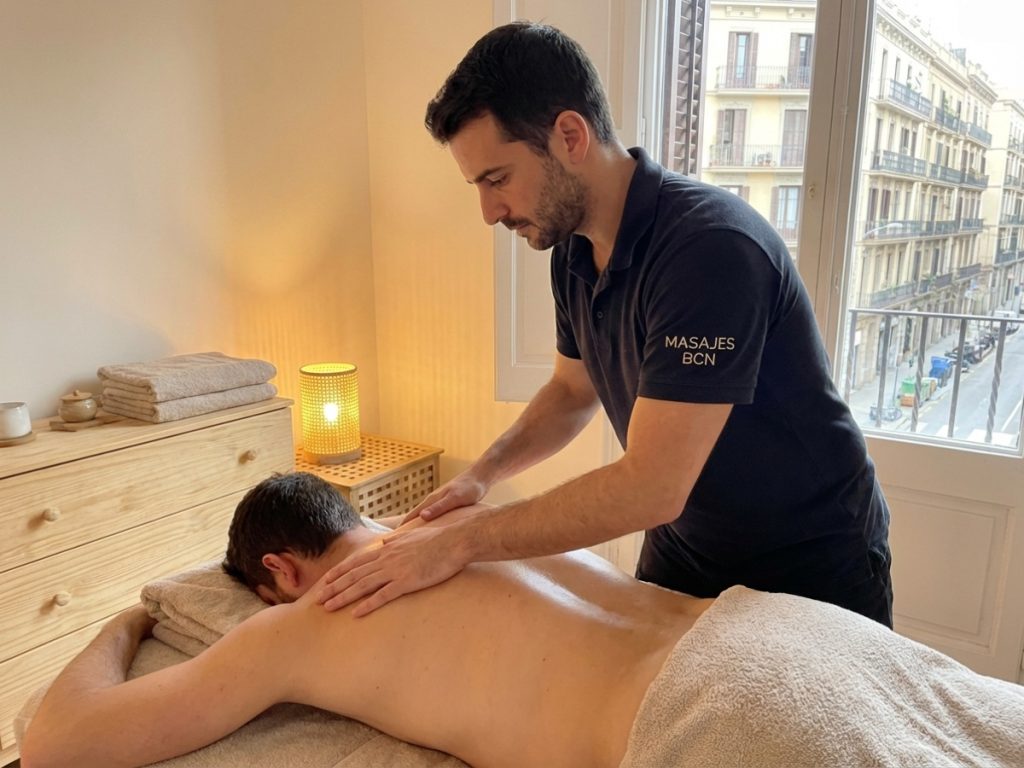 Masajes masculinos en Barcelona: Tu momento de relax