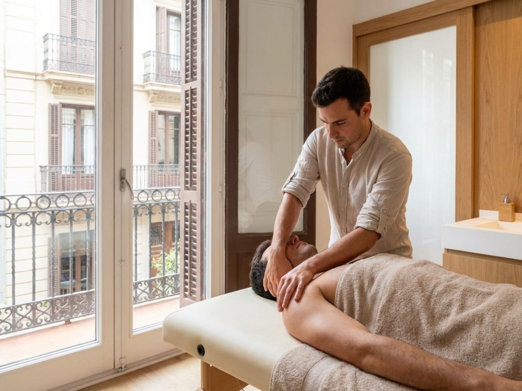 Masaje para hombres en Barcelona: tu momento