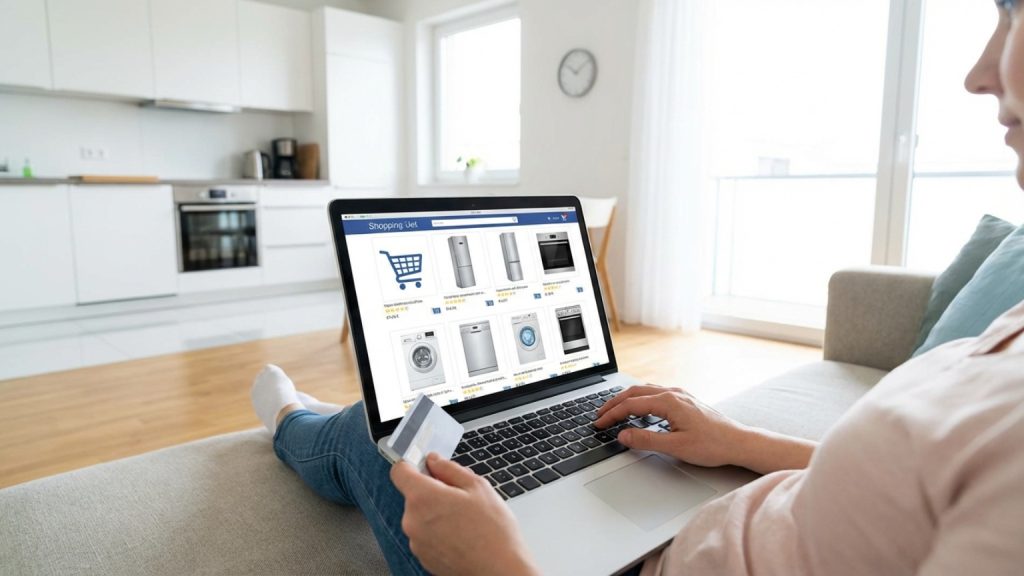 ¿Qué es la compra de electrodomésticos online y cómo funciona?