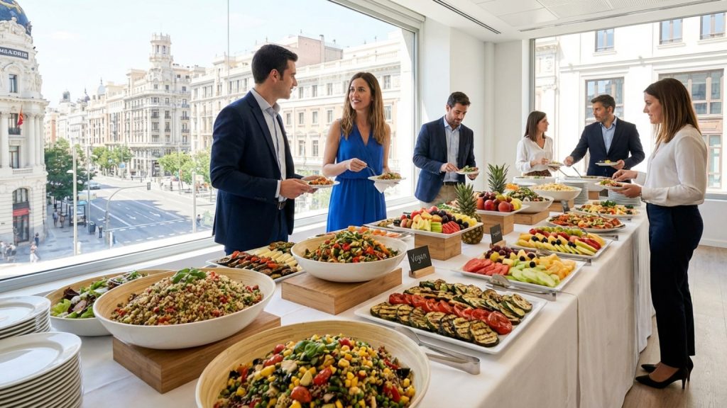 ¿Cómo elegir la mejor comida saludable para eventos en Madrid?