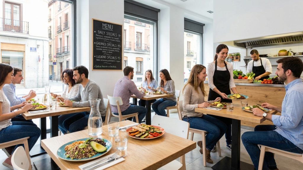 ¿Cómo identificar un restaurante saludable en Madrid?