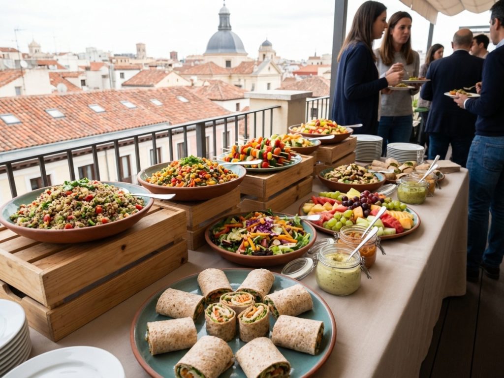 Comida saludable para tus eventos en Madrid