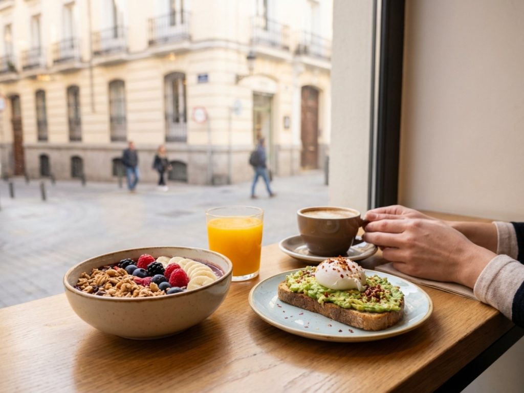 Descubre los desayunos saludables en Madrid que te encantarán