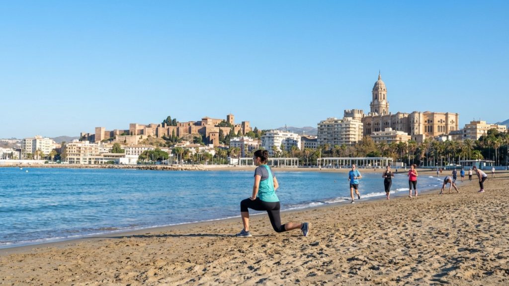 ¿Por qué entrenar en la playa de Málaga mejora tu bienestar?