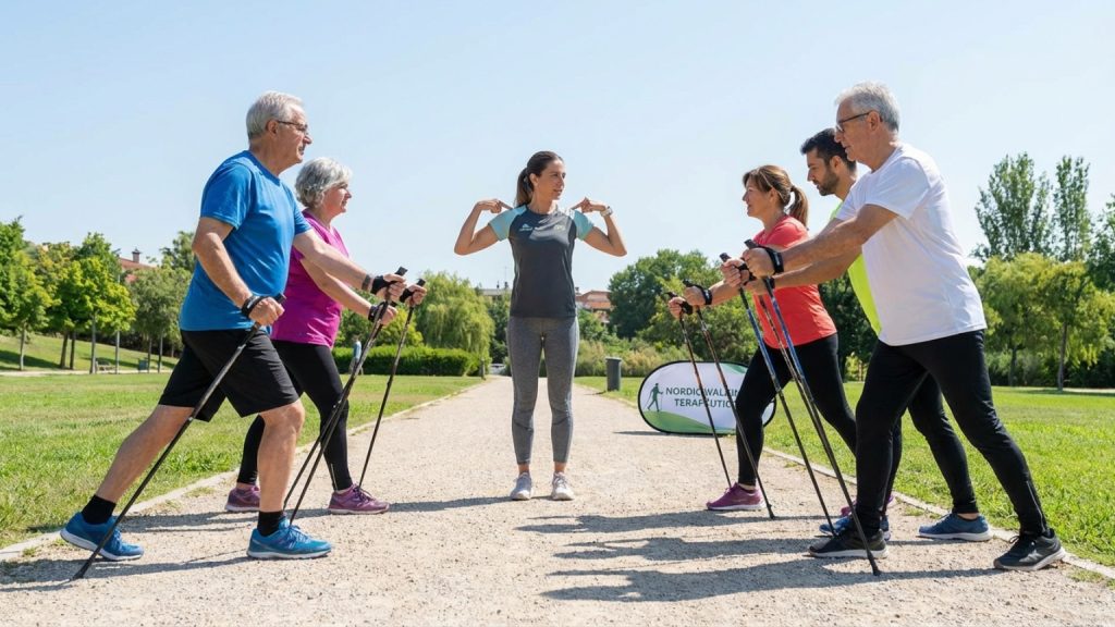 ¿Qué es la metodología de nordic walking terapéutico y cómo te ayuda?