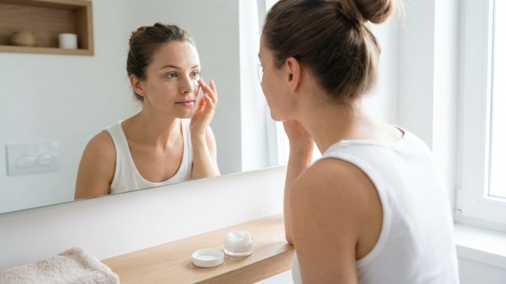 ¿Cómo se usa el contorno de ojos para una mirada fresca?