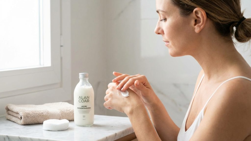 ¿Qué es la leche regeneradora Alan Coar y cómo ayuda a tu piel?