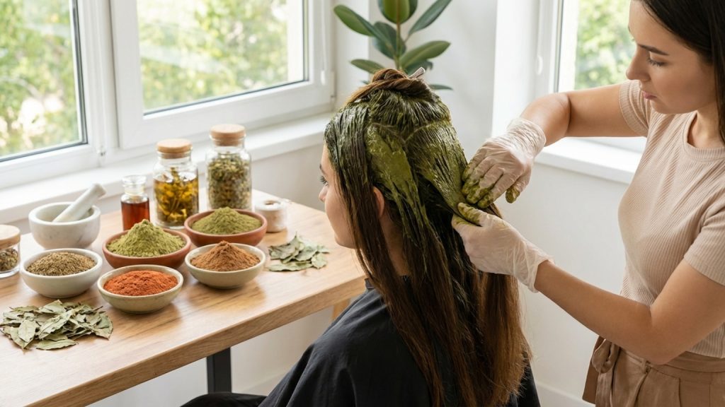 ¿Qué es la coloración vegetal y cómo beneficia a tu pelo?
