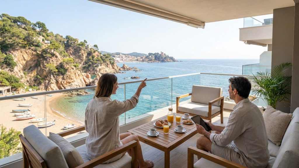 What makes an apartment ideal for a Costa Brava weekend?