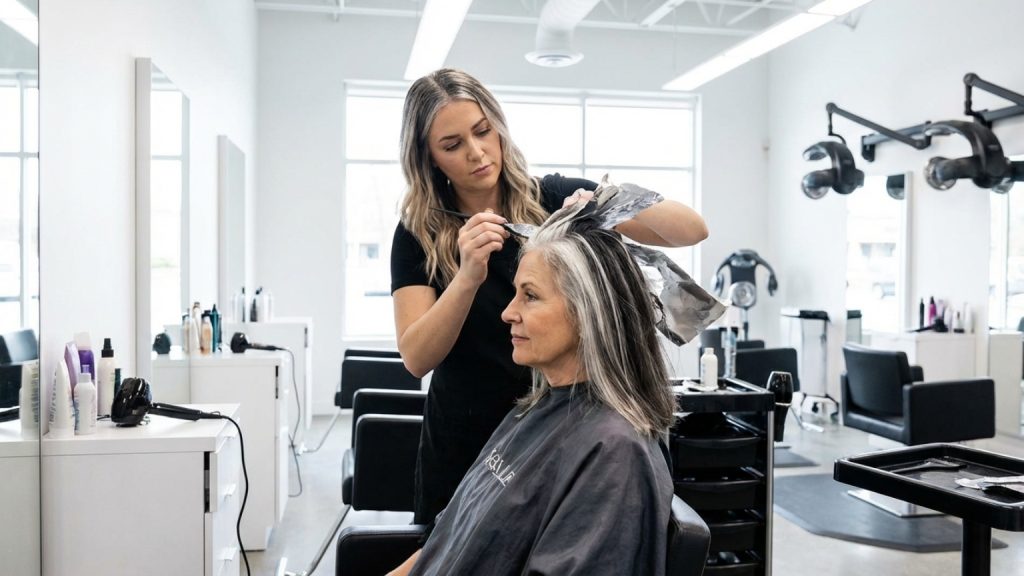 ¿Qué es el grey blending en un salón y cómo funciona esta técnica?