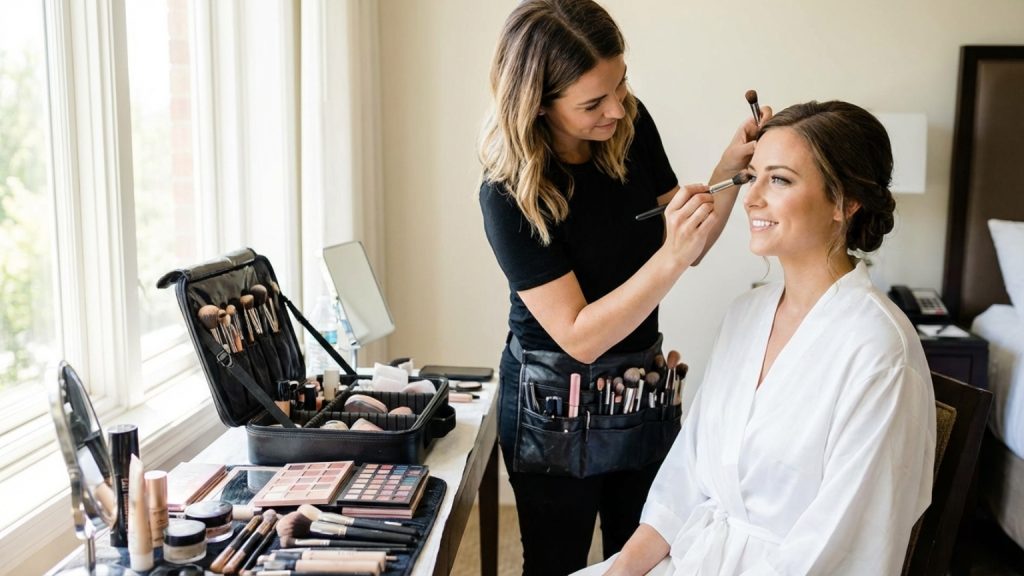 ¿Qué hace una maquilladora para bodas en tu día especial?