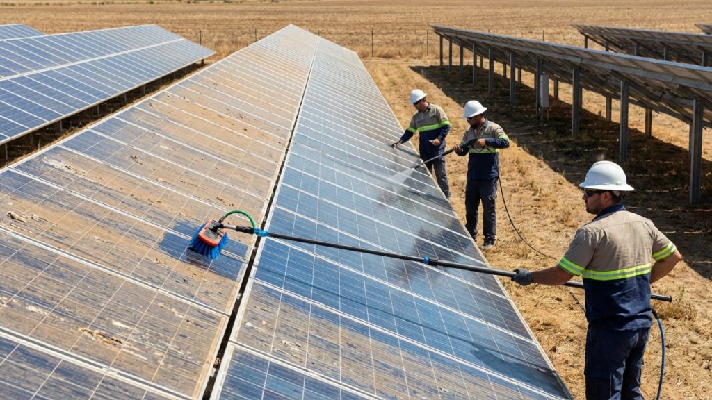 ¿Por qué la limpieza de plantas solares es esencial para su rendimiento?