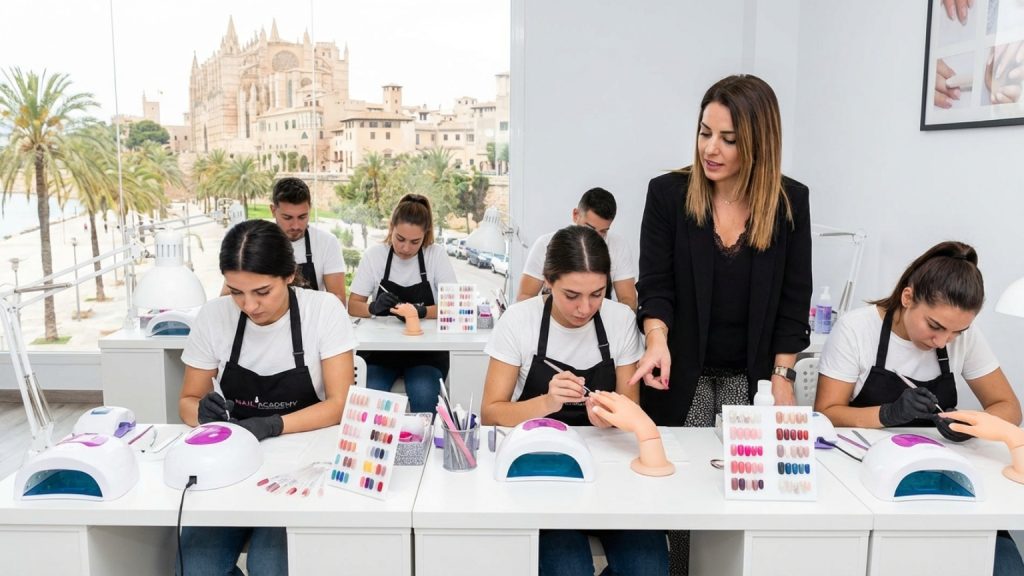 ¿Qué buscar en una academia de uñas en Palma para tu formación?