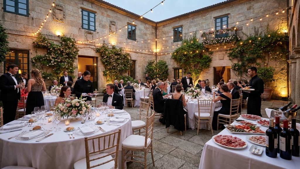 What defines luxury events in Spain?