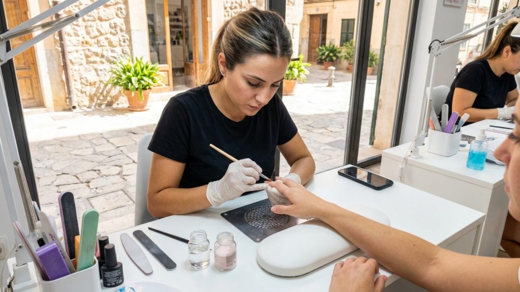 ¿Qué son las uñas acrílicas: su definición y proceso en Mallorca?