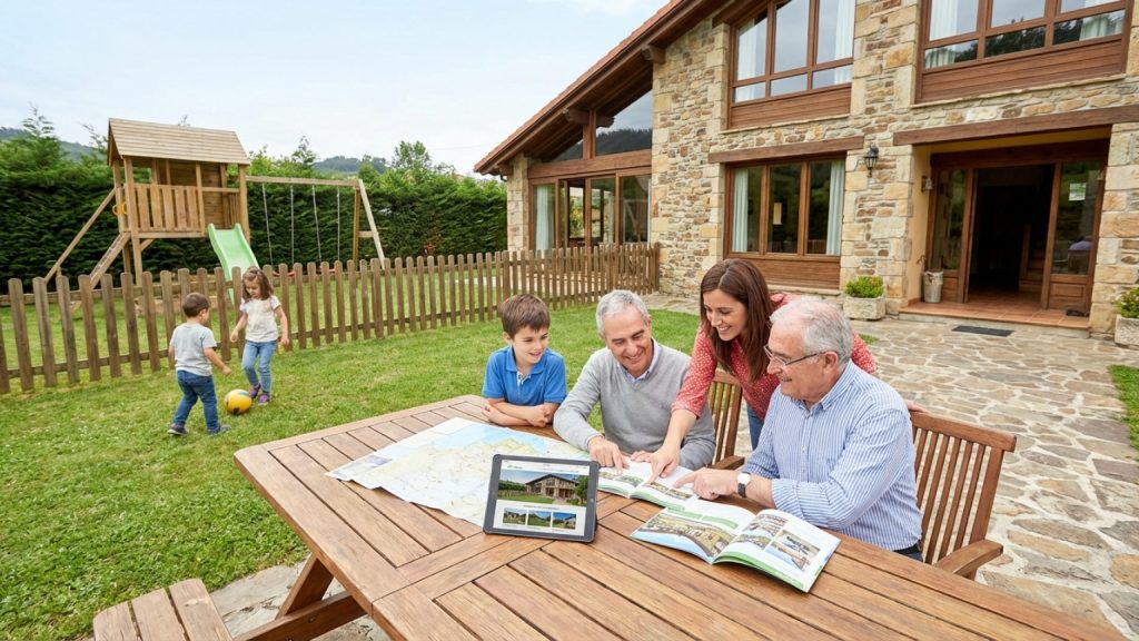 ¿Cómo elegir la casa rural para familias ideal para tus vacaciones?