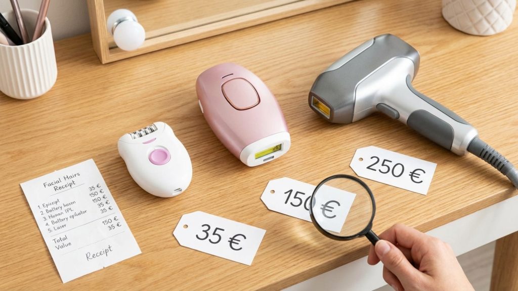 ¿Cuál es el precio de una depiladora facial?