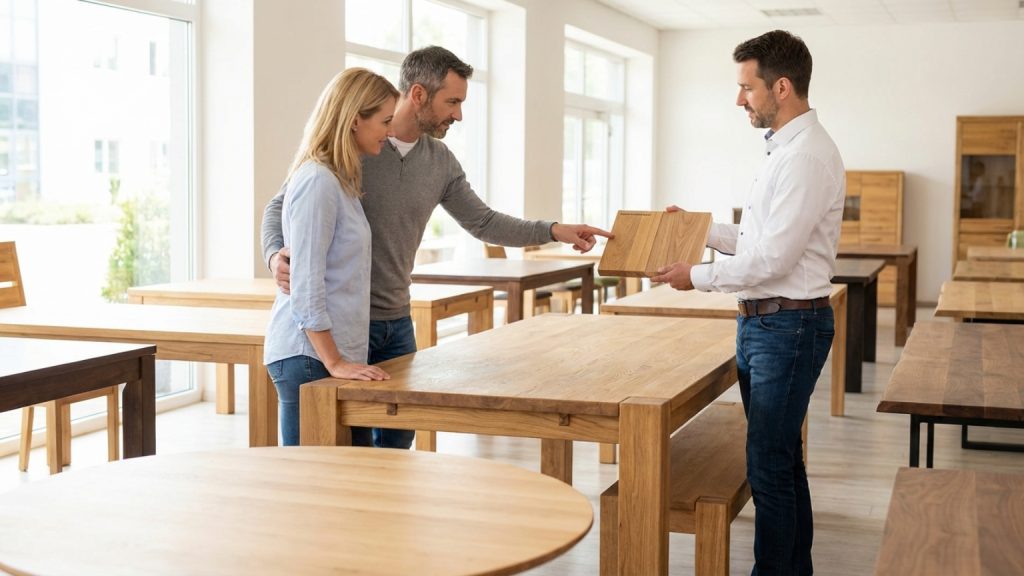 ¿Qué debe saber antes de elegir una mesa de madera para su comedor?
