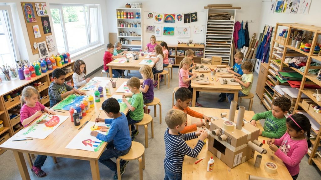 ¿Qué son los talleres de arte para niños y por qué son tan beneficiosos?