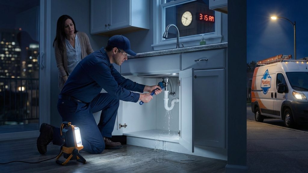 ¿Qué es un servicio de fontanero 24 horas y cuándo lo necesita?