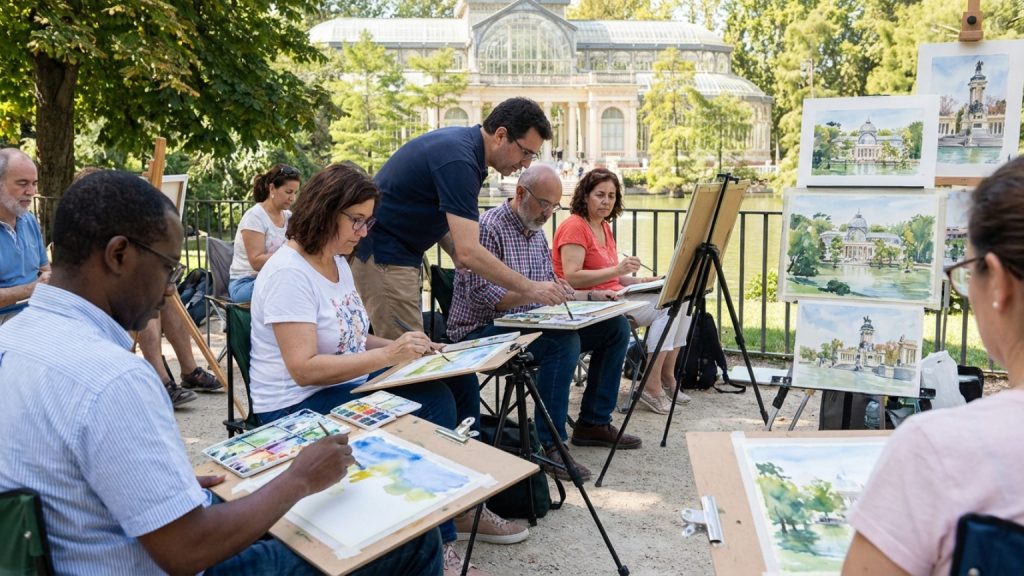 ¿Qué es la pintura acuarela y por qué es tan popular en Madrid?