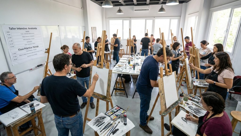 ¿Qué son los cursos de arte intensivos y cómo pueden impulsar tu talento?