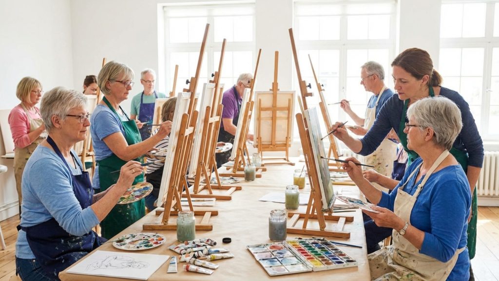 ¿Qué son los cursos de pintura para adultos y cómo pueden ayudarte?