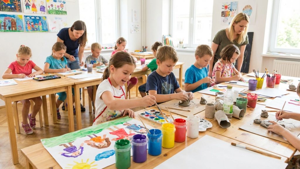 ¿Qué son los talleres de arte para niños y por qué son tan buenos?