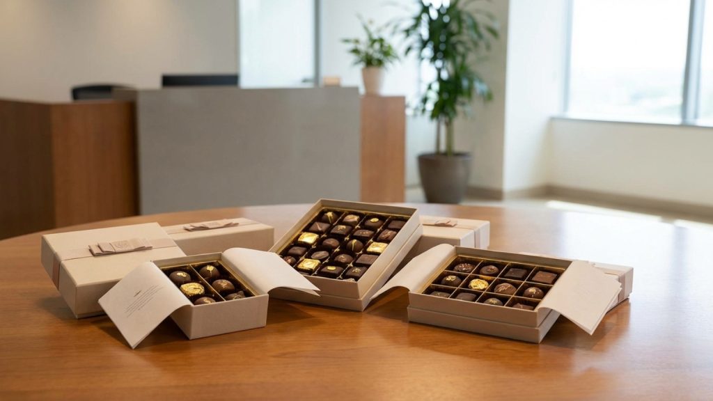 ¿Por qué considerar bombones para regalos de empresa?