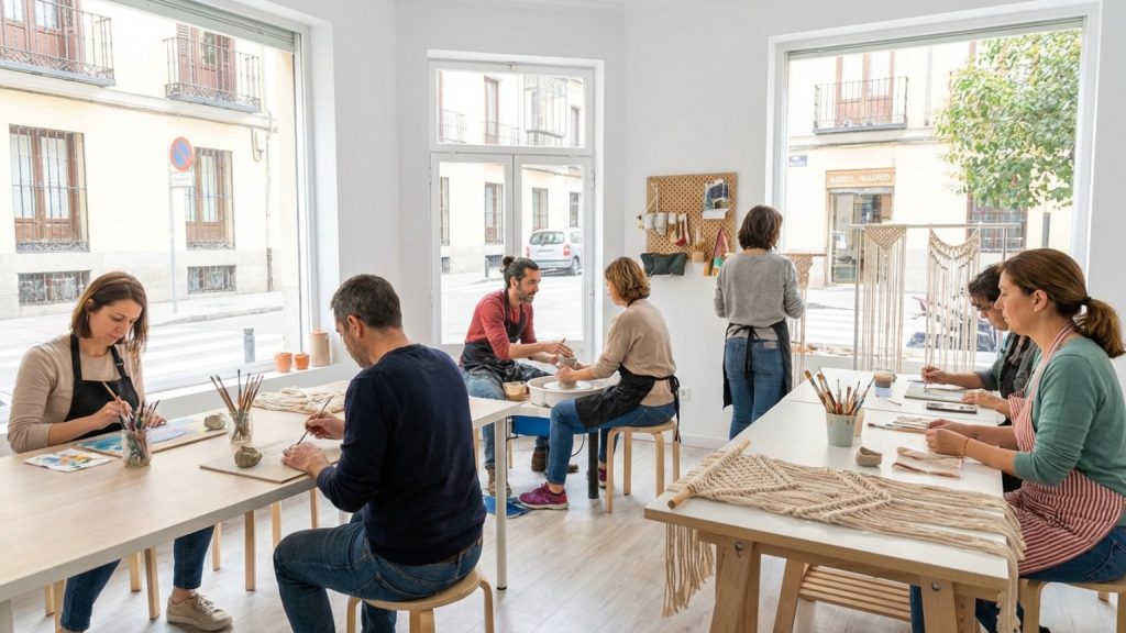 ¿Qué ofrecen las clases de manualidades en Madrid?