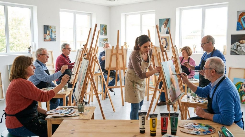 ¿Qué son los cursos de pintura para adultos y cómo elegir el ideal?