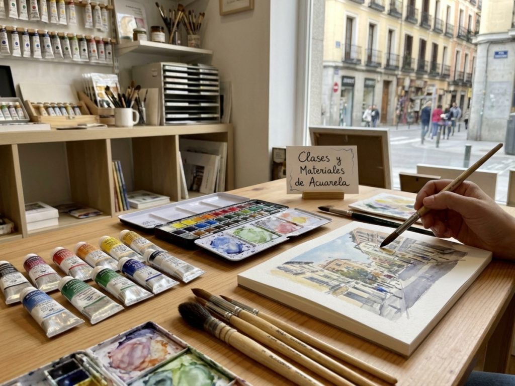 Descubre el arte de la pintura acuarela en Madrid
