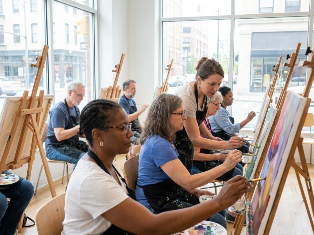 Descubre nuestros cursos de pintura para adultos