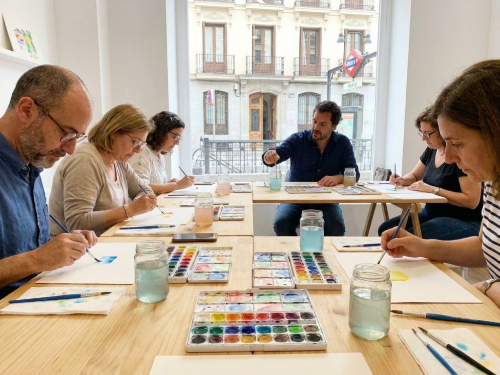 Descubre el arte de la pintura acuarela en Madrid