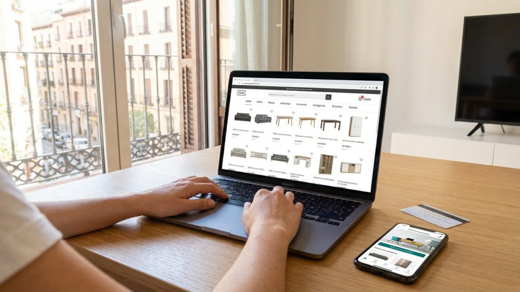 ¿Qué significa comprar muebles online en España?