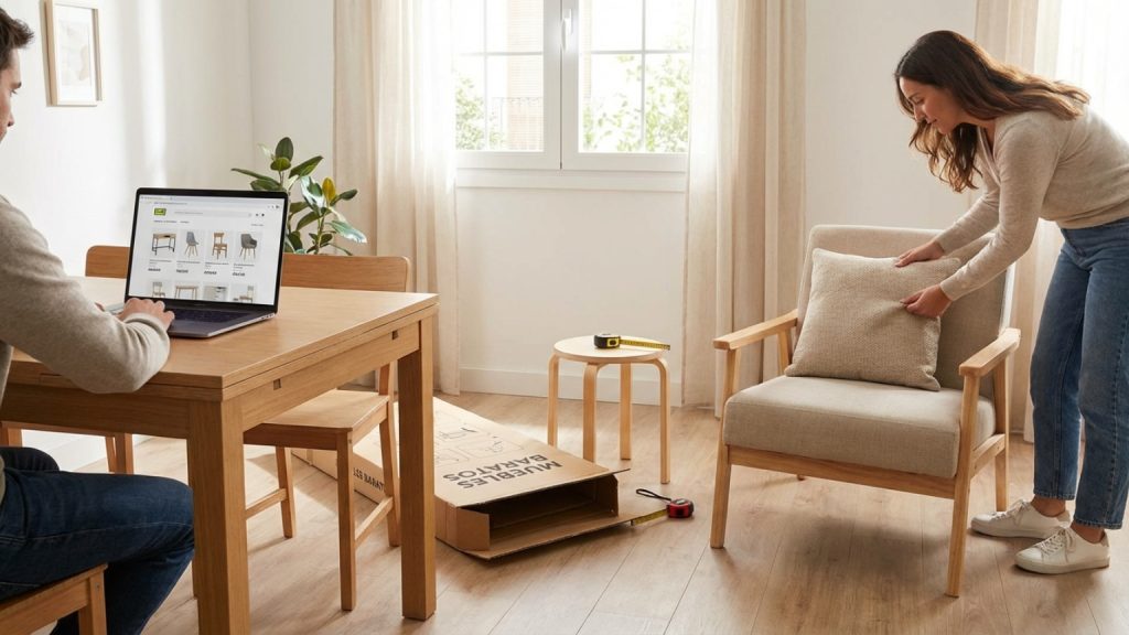 ¿Qué debes saber antes de comprar muebles baratos online?