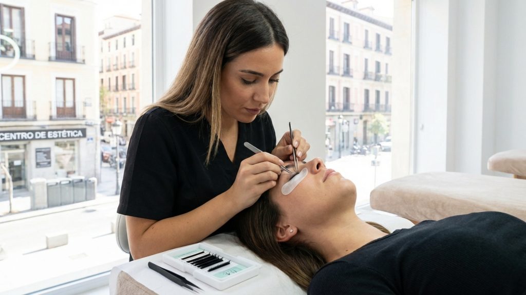 ¿Qué son las extensiones de pestañas en Madrid?