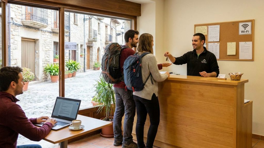 ¿Qué debe esperar de un hostal en La Pueblanueva para su viaje?