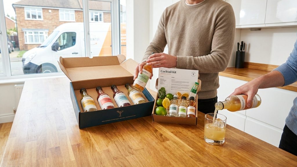 What is home cocktail delivery and how does it work?