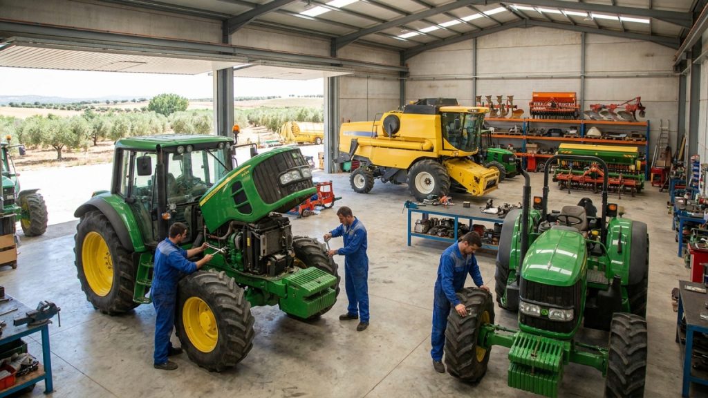 ¿Qué es un taller agrícola en España?