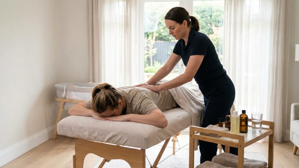 ¿Qué es el masaje postparto y cómo te ayuda en tu recuperación?