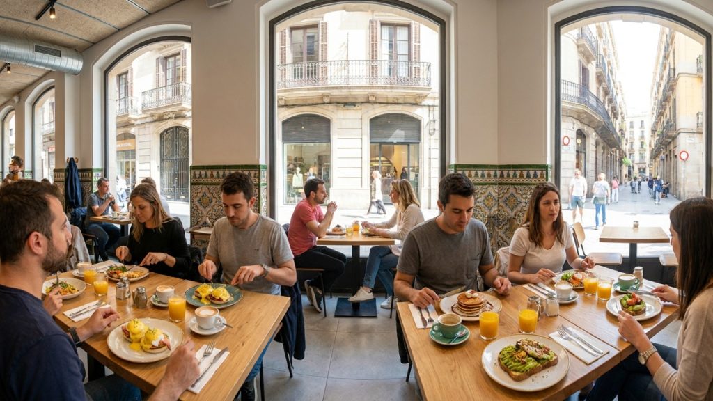 ¿Qué es un restaurante brunch en Barcelona y por qué está tan de moda?